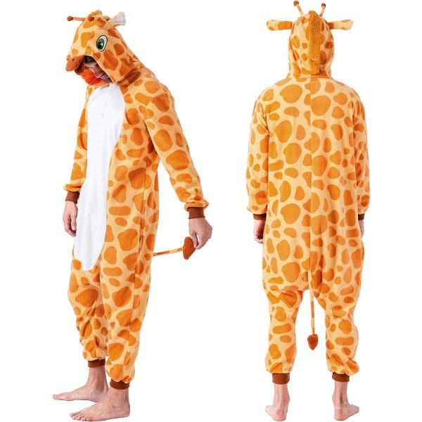 Pyjaas i ett stycke, djurdräkt för giraff i ett stycke M m