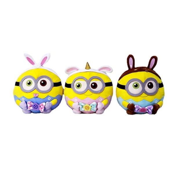 Minions-serien Despicable Me Round Pillow Plyschleksaksdocka Rabbit 9CM