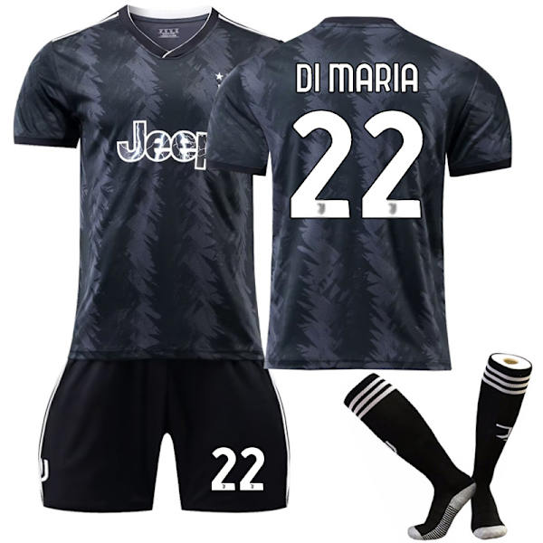 22-23 Juventus Ude fodboldtrøje Træningstrøje 22  DI MARIA 2XL