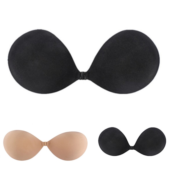 Itseliimautuva H Olkaimeton itsekiinnittyvä Push Up Silicone H Mekko skin B