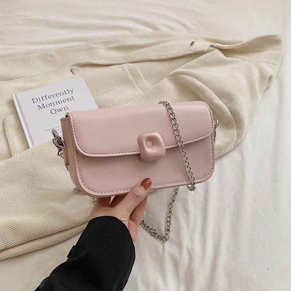 High-end lille taske trendy all-match taske niche mode pink large