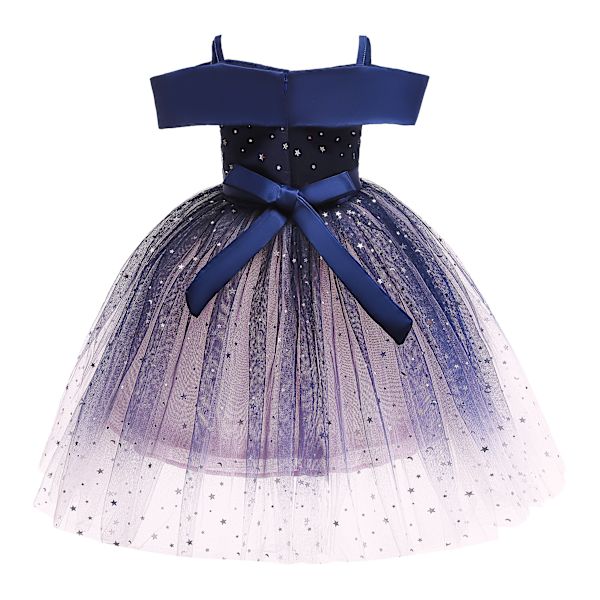 Elegant Princess Dresses Klänning Princess Cosplay kostym för kvinnor 8029 Blue 120 5-6Y