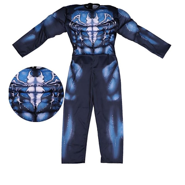 Venom Deluxe kostyme Halloween blue 116