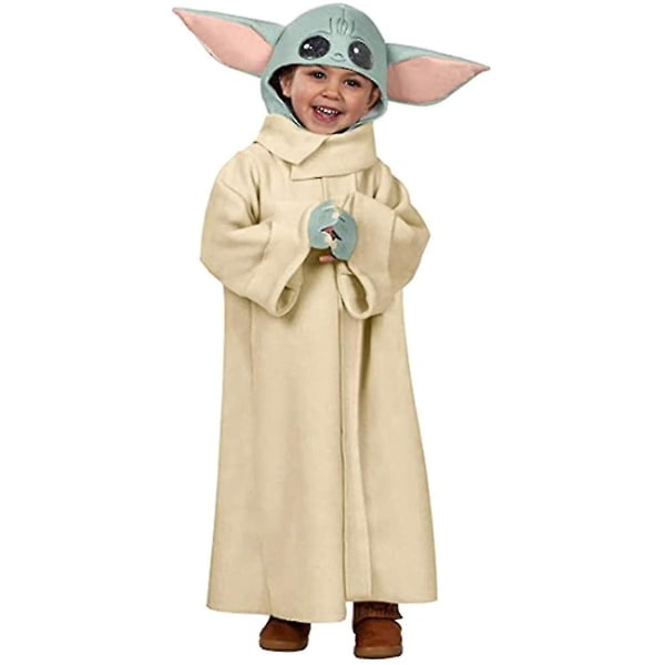 Christmas Baby Yoda Costume,mandalorian The Child Robe Coat Hat,Cosplay Cosplay Costume V XL