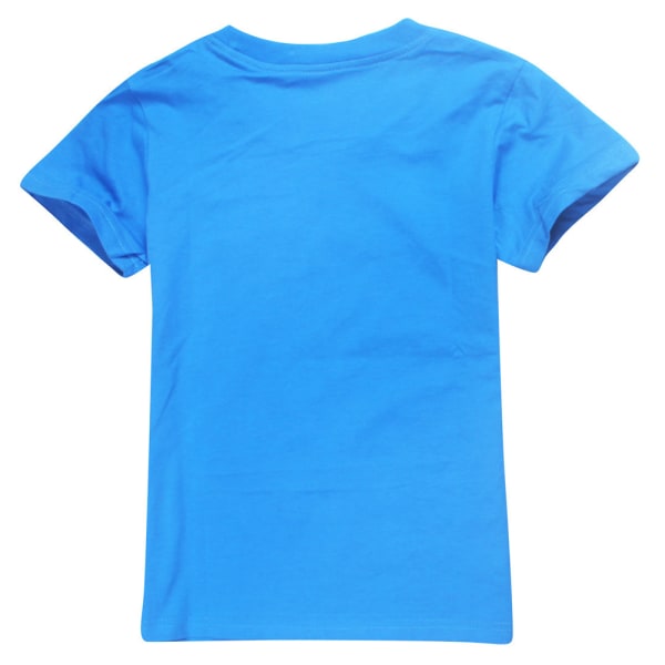 Among us ​​Pojkar Flickor T-shirt Astronaut Game Tee Top Present Deep Blue 150cm