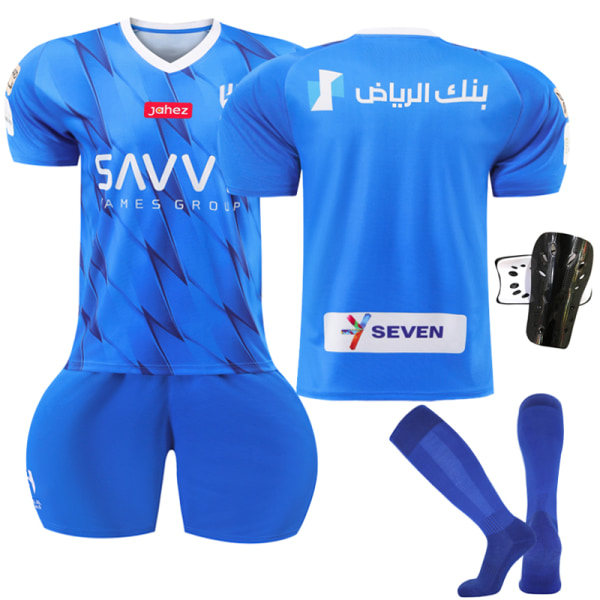 23-24 Riyadh Crescent Home Soccer Training Kits Ei koodia Kids 24(130-140CM)