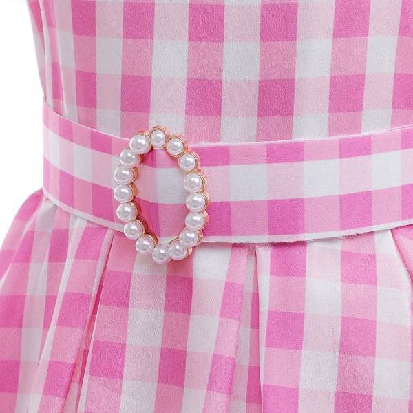 Barbie-elokuva-asu Tyttö Cosplay-pukeutuminen Halloween-juhlapukeutuminen 140cm
