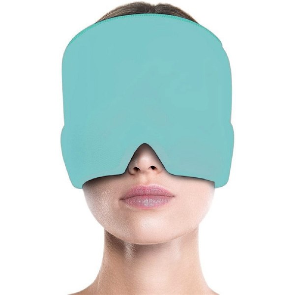 Gel Hot Cold Therapy Huvudvärk Migrän Relief Cap blue