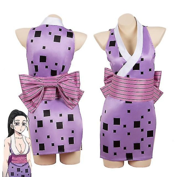 Anime Demon Slayer Makiwo Cosplay -asu Uzui Tengen Wives Uniform Dress Entertainment District L