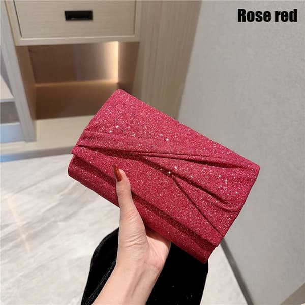 Kedja Axelväskor Aftonväska ROSE RED