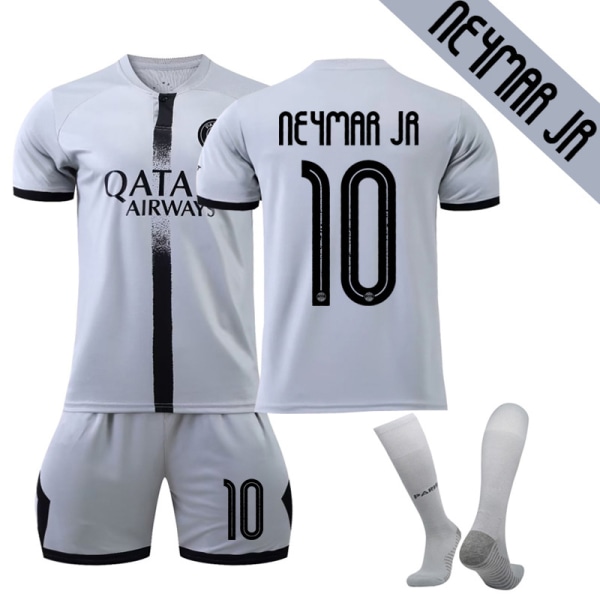 Kauden 22-23 Mestarien liigan versio Pariisin jalkapallopuvut Neymar jr 10 Kids 18(100-110CM)