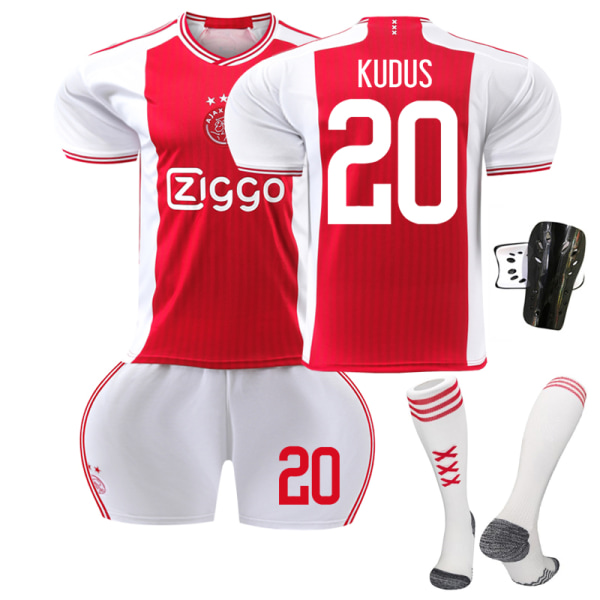 23-24 Ajax hjemmefodboldtræning #20 Kudus-uniform Kids 20(110-120CM)