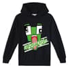 Kids Unspeakable printed hettegenser Sweatshirt Casual Pullover Topper black 150cm