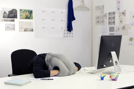 Bärbar flexibel strutsformad kudde Resa tuppkudde Blue