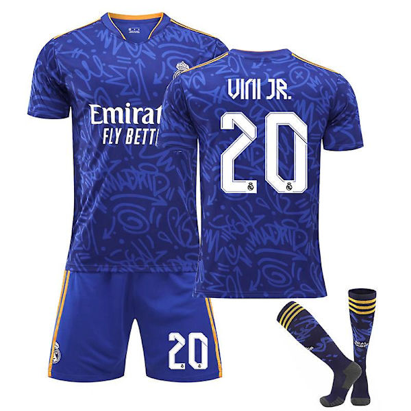 Europamesterne Real adrid borte nr. 20 Vinicius drakt M