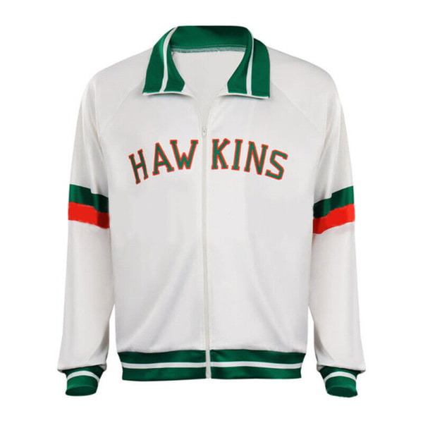 Cosplay Lucas HAWKINS Stranger Things løs jakke med lynlås 2XL