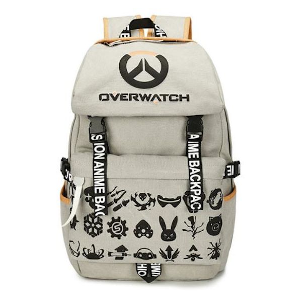 Overwatch Ryggsäck Skolväska Ny Model gray