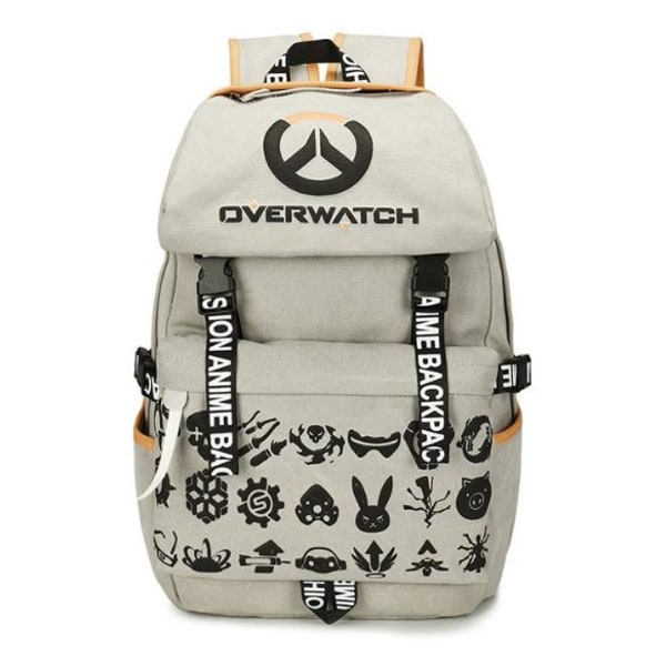 Overwatch ryggsekk skoleveske Ny modell gray