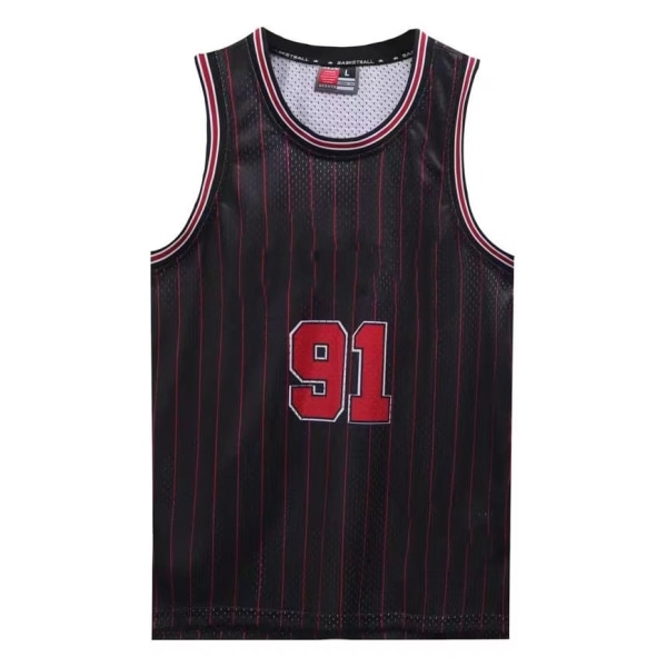 Retro amerikansk basketballvest, der ånder sommervest XL