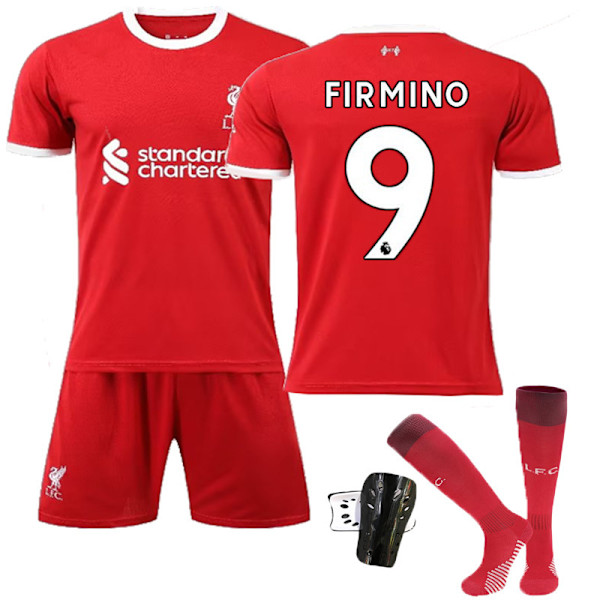 Ny säsong 23-24 iverpool hemma 11 Salah 4 Van Dijk 9 Firmino nr 10 Mane fotbollströja L