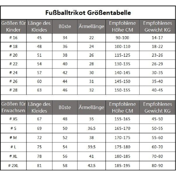 Red Devils World Cup hjemmeskjorte til voksne 2XL