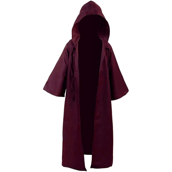 Adult Halloween Costume Hoodies Robe Cosplay Capes Hooded Robe red S