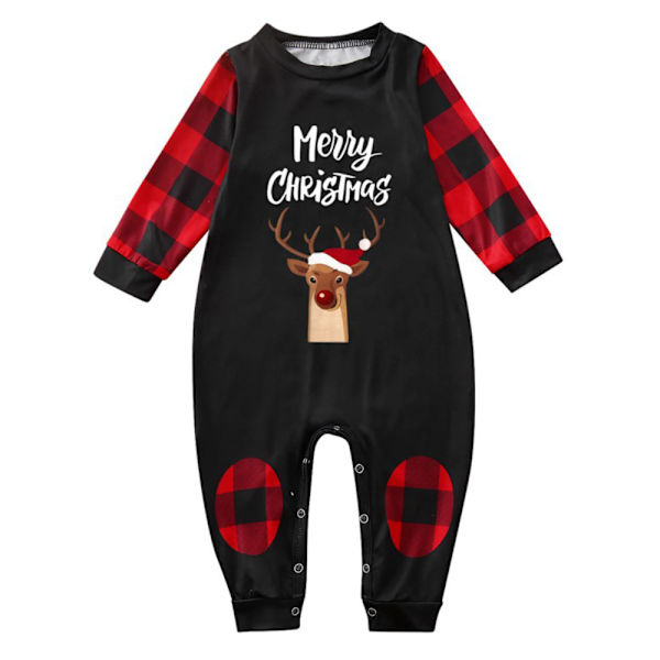 Familiematchende antrekk Sett Christmas PJs t-skjorte og bukser Baby 3-6M