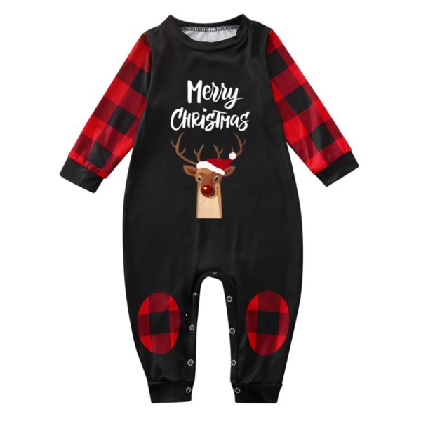 Familjematchande outfit Set jul PJ:s t-shirt och byxor Baby 9-12M