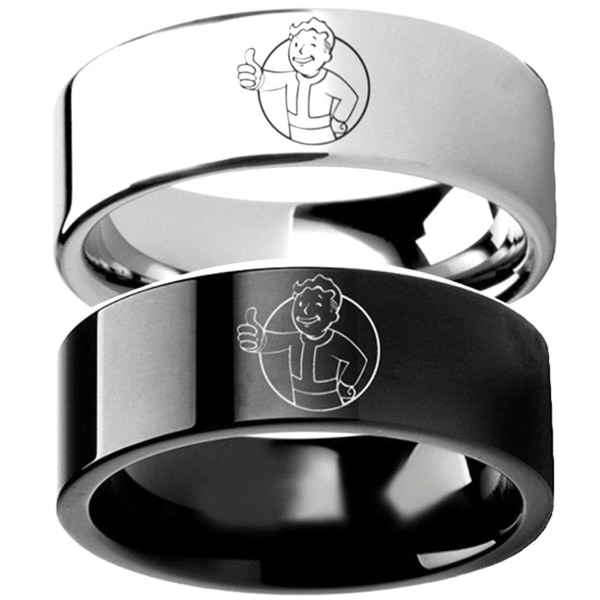 Fallout's Vault Boy Ring Anime korut Cosplay sormukset miehille, naisille