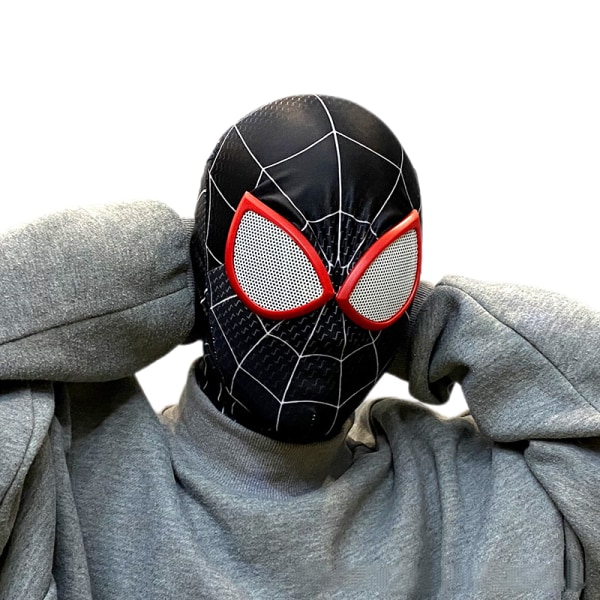 3D Spiderman-masker Spider Man Cosplay-kostymer Lycra Mask Superheltlinser-（ZZ04）