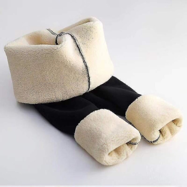 Vinter-sherpa-fleeceforede eggings for kvinner Grey L
