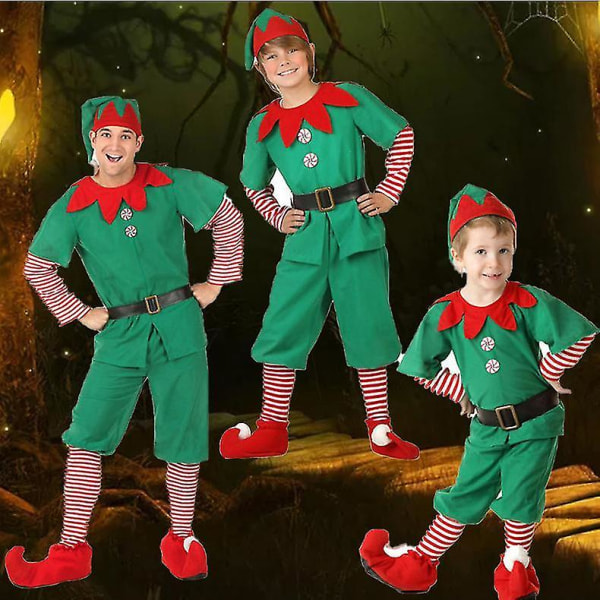 Holiday Elf Costume Dress and Hat Elf Costume Cosplay Prom Julekostumer