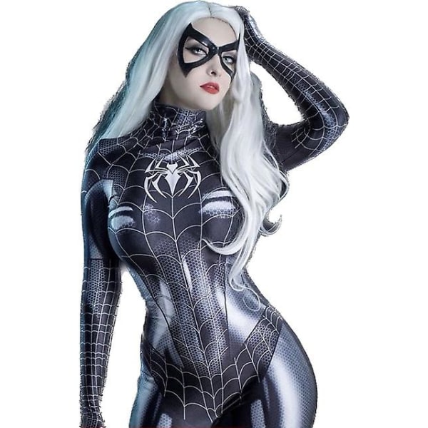Spiderwoman Costume Tights Fancy Dress Party Outfit