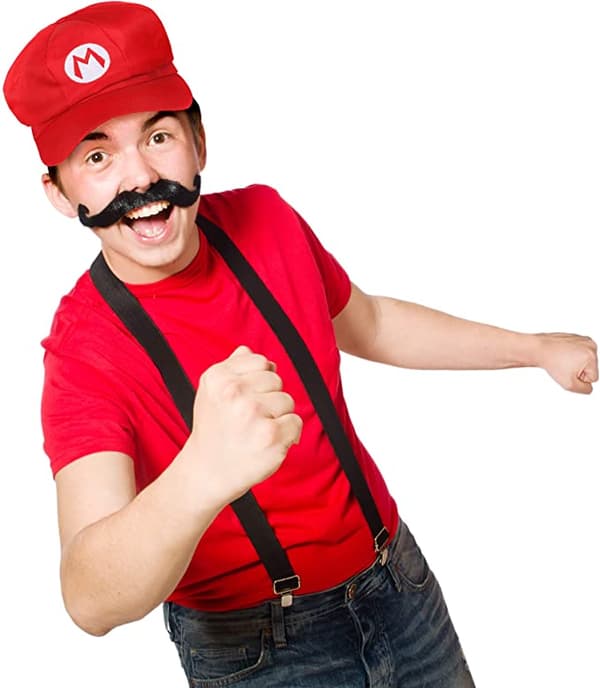Set 2 Super Mario-hattarilla - Mario ja Luigi Caps Red and Gre