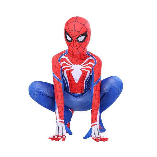 Spiderman Advanced Suit Cosplay Kostym Party Jumpsuit Passform 100CM 140CM