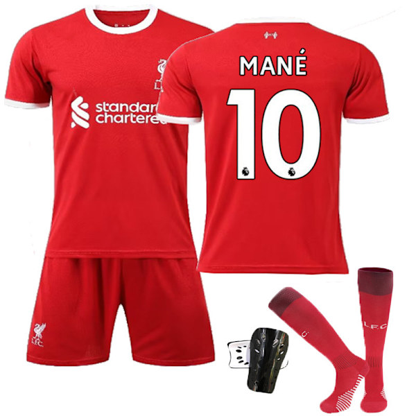 Ny säsong 23-24 iverpool hemma 11 Salah 4 Van Dijk 9 Firmino nr 10 Mane fotbollströja L