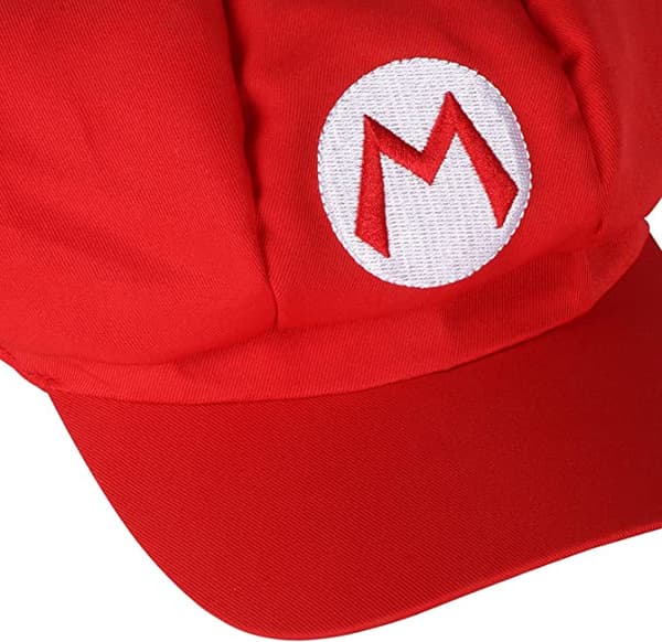 Set 2 Super Mario-hattarilla - Mario ja Luigi Caps Red and Gre