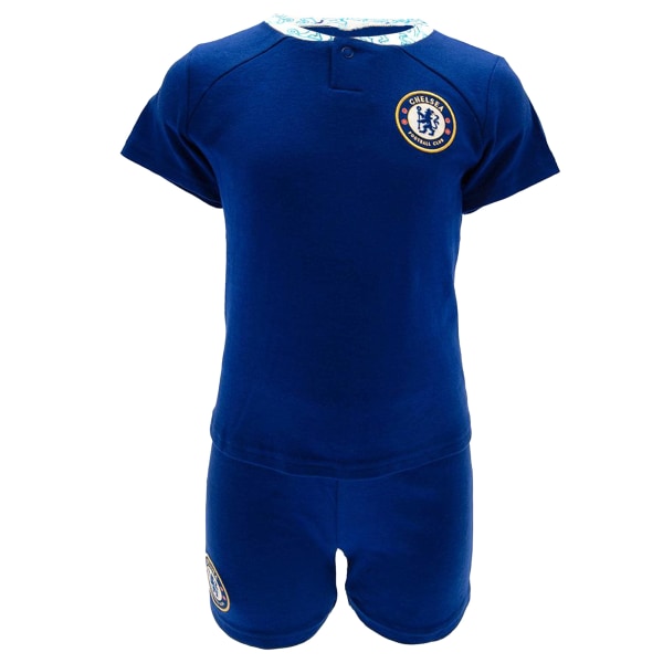 Chelsea FC Baby 2022-23 T-shirt och shorts set 12-18 månader Royal Royal Blue 12-18 Months