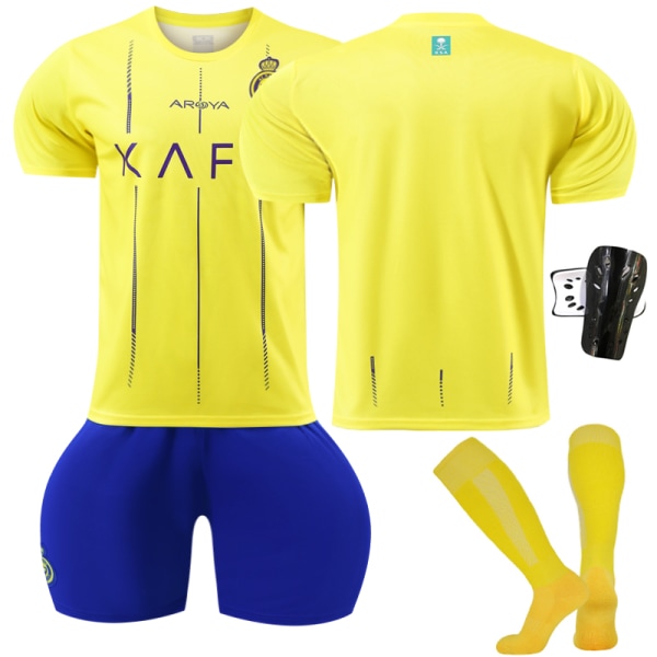 23-24 Riyadh Victory Home Soccer Training Kits Ei koodia Kids 18(100-110CM)