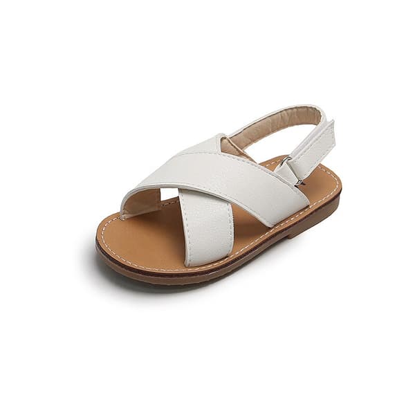 Småbarn Gutter Jenter Sandaler 20 Sommer Barn Strandsko White 23