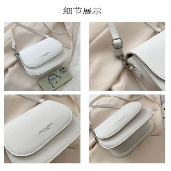 Olkalaukku Crossbody Bag Clutch Laukut VALKOINEN