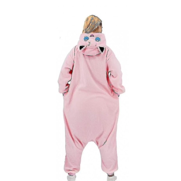 Jigglypuff Kostume Full Body Pyjamas Halloween Christmas One-piece Kigurumi til mænd, kvinder