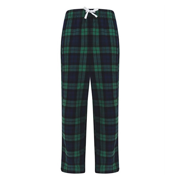 SF Minni Barn/Barn Tartan Loungebyxor 11-12 år Navy/Gr Navy/Green Check 11-12 Years