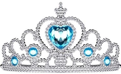 Elsa prinsess - set fläta, tiara, stav & ett par handskar