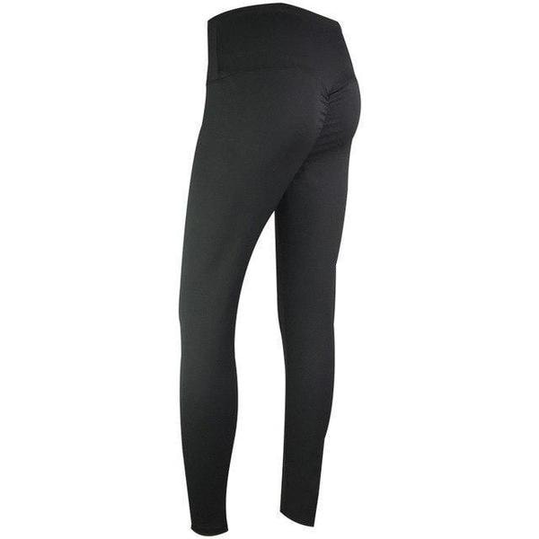 Mustat eggingsit scrunch butt -muotoilulla black l