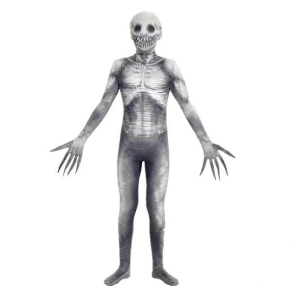 Rake Monster Urban Legend Kids Halloween Fancy Dress Cosplay -asu White 100cm