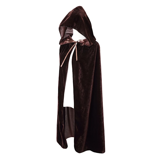 Sammetsmantel med huva navetta Halloween heinäkuu Fancy Cape navetta (svart)