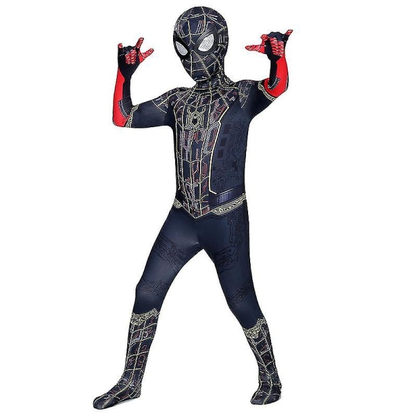 Barn/vuxen Spider-man Cosplay Cosplay Jumpsuit 150 CM 110 CM