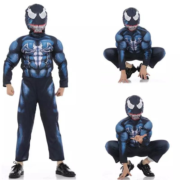 Venom Deluxe kostyme Halloween blue 116