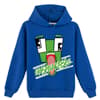 Kids Unspeakable printed hettegenser Sweatshirt Casual Pullover Topper navy blue 140cm